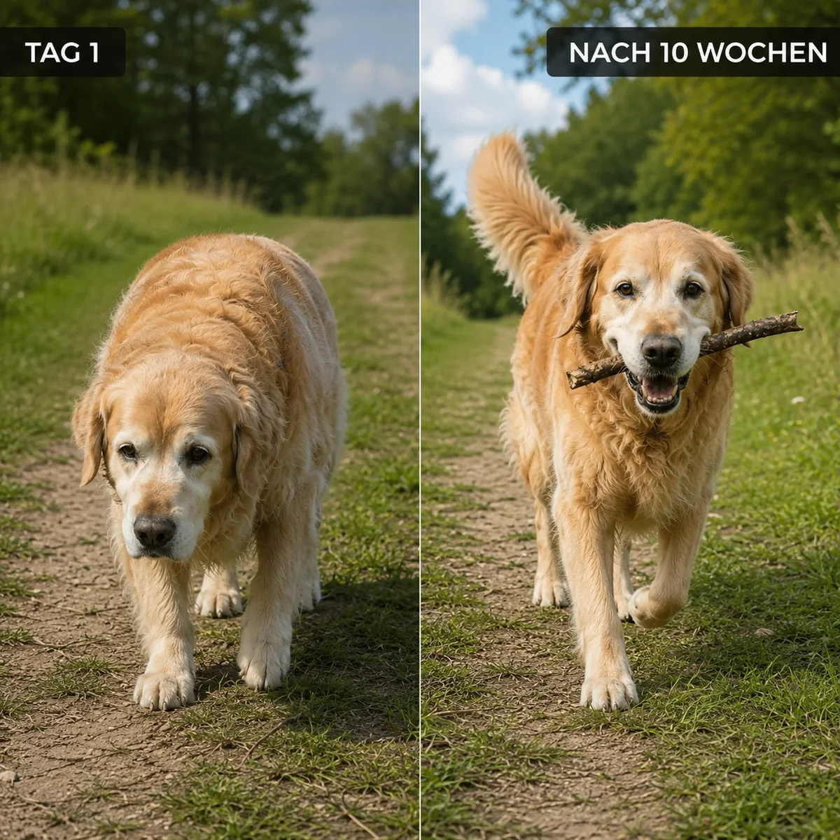 Glücklicher Hund - CANIFEL Gelenktabletten für mehr Beweglichkeit